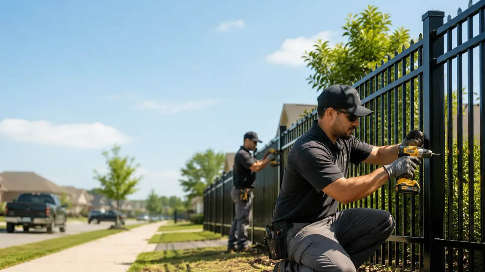 Metal Fence Installation in Cedar Grove, TN